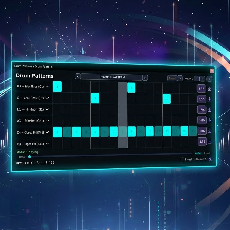 Drum Patterns - Classic & Modern Drum Pattern Library